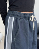 Bolden Stitch Banding Denim Pants