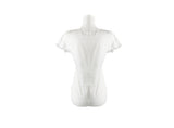 Ward Cotton Lace Puff Short Sleeve Blouse