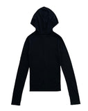 [Lining brushed] LINE CUTTING HOOD TOP