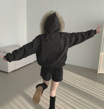 Unique Vintage Fur Full Lining Padding Jacket