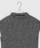 Rahini Layered Half-Neck Cap Short Sleeve Knit
