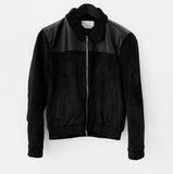 Napen suede leather blouson