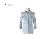Kar Open Collar Pocket Three Quarter T-shirt