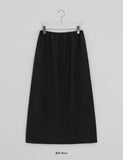 Irom Stripe Banding Long Skirt