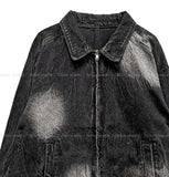 Darts Wrinkle Washing Denim Jacket