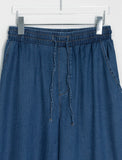 Celmo Summer Cool Banding Denim Wide Pants