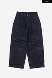 Purdue pintuck corduroy wide pants