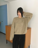 Onne Alpaca Wool Bocashi V-neck Knit