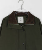 [BAONHAUS] Teiney collar color matching over field jacket