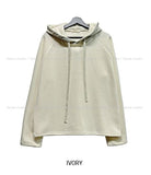 Daford color matching knit hoodie
