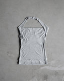 Ar Cowl Neck Halter Tube Top