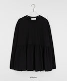 Ryokuna Flare Layered Long Sleeve Tee