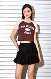 AubeA Crop Raglan Tee
