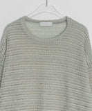 [unisex] Dolt Summer Punching See-through Knit