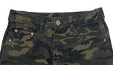 Naun Camo Back Pocket Snap Military Wide Pants