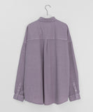 [Unisex] Kobinbaen Pocket Cotton Pigment Over Shirt