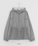 [unisex] Hishan Cut Two-Way Hood Windbreaker