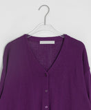 Myuro U-neck/V-neck Summer Long Sleeve Cardigan
