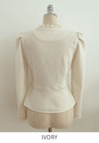 Chelly Pearl Lace Peplum Blouse