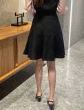 Julia Tweed Pearl Flare Mini Skirt