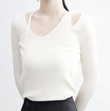 Minen ribbed layered knit