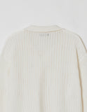 BUTTER CREAM KNIT SHIRTS
