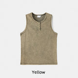 Dust Pigment Henley Sleeveless