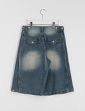 Baltos Adjust Denim Bermuda Pants