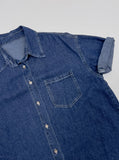 [Short sleeve ver.] Lucky denim loose fit shirt