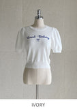 Rabs Ribbon Lettering Short Sleeve Knit