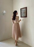 Willet Square Puff Knit