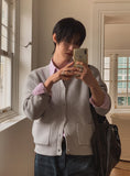 Block Haji Round Pocket Cardigan