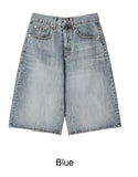 Benen Washed Bermuda Denim Pants