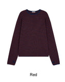 Iken Striped Waffle Crop Top