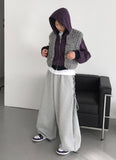 WALLY STRIPE HOOD ZIP-UP