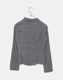 Bush Check Collar Slim Fit Long Sleeve Shirt