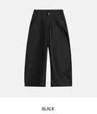 Ben's Herringbone Curved Balloon Denim Pants