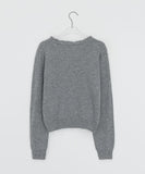 Rico Frill V-Neck Knit Cardigan