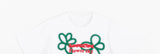 Naheel Flower Printing Cropped Short Sleeve Tee