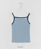 Tater Dot Color Matching Strap Sleeveless