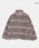 Drin Nordic Fluffy Overfit Fleece Zip-up