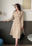 Colette Tailored Collar Double Flare One Piece