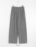 [unisex] Asoko banding ribbed wide pants