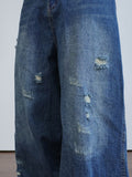 Relaxed Air Balloon Denim Pants