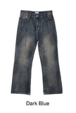 Riken Oil Washing Flare Jeans