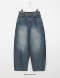 Shuimi balloon wide denim pants