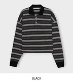 Hedin Stripe Collar Long Sleeve