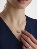 Iceblock Silver Necklace