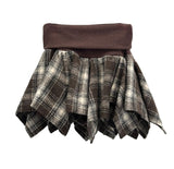 Stove Tartan Check Skirt Pants
