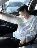 Muntz Grunge Mesh Printed Knit